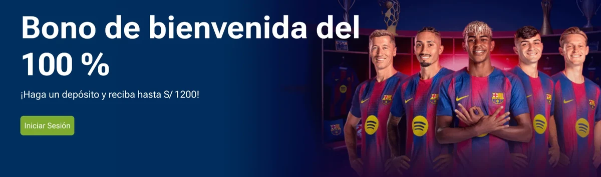 Bono de bienvenida de 1xBet Perú: 100 % hasta S/ 1 200