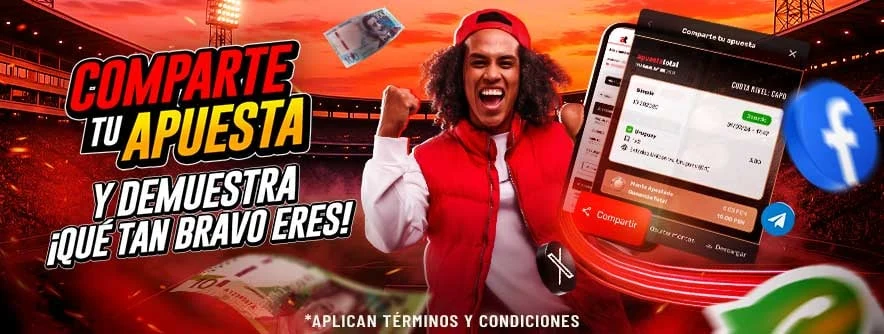 Compartir Apuesta en Apuesta Total