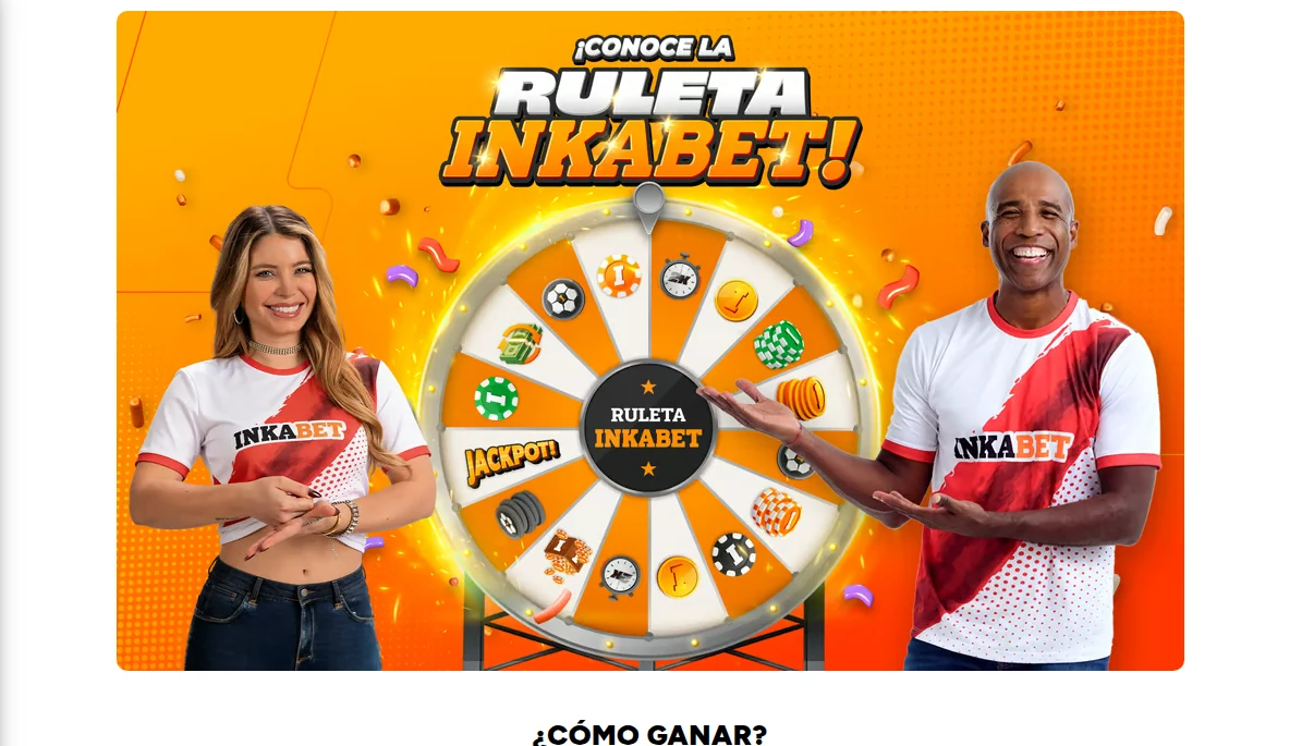 Ruleta Inkabet con premios garantizados al subir de nivel