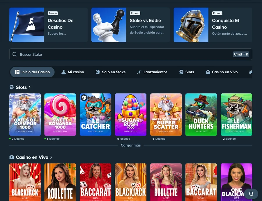 Casino de Stake Perú: slots, casino en vivo y juegos exclusivos Solo en Stake